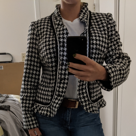 Talbots Jackets & Blazers - Vintage houndstooth blazer
